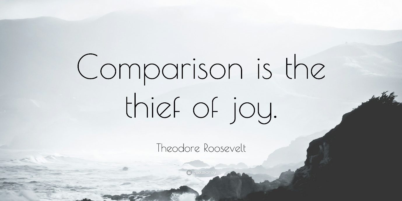 comparison is the thief of joy printable